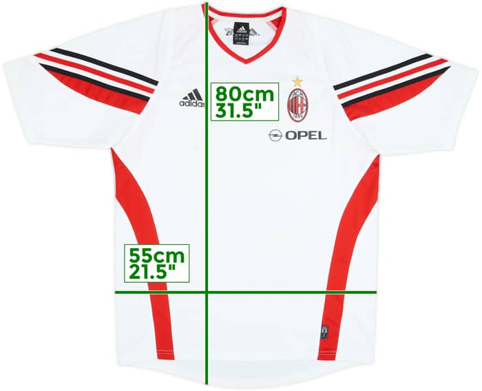 2002-03 AC Milan adidas Training Shirt - 5/10 - (L)