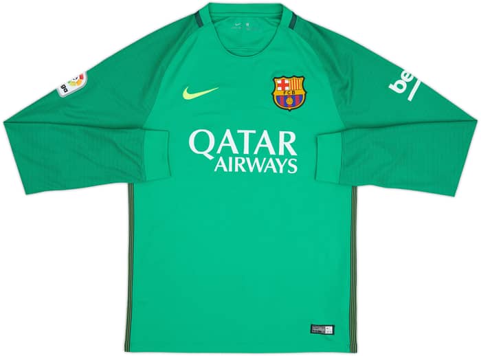 2016-17 Barcelona GK Shirt - 10/10 - (S)
