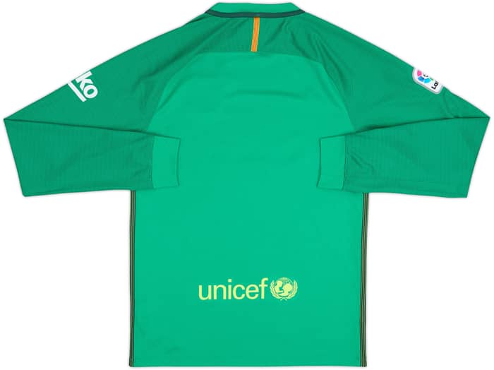 2016-17 Barcelona GK Shirt - 10/10 - (S)