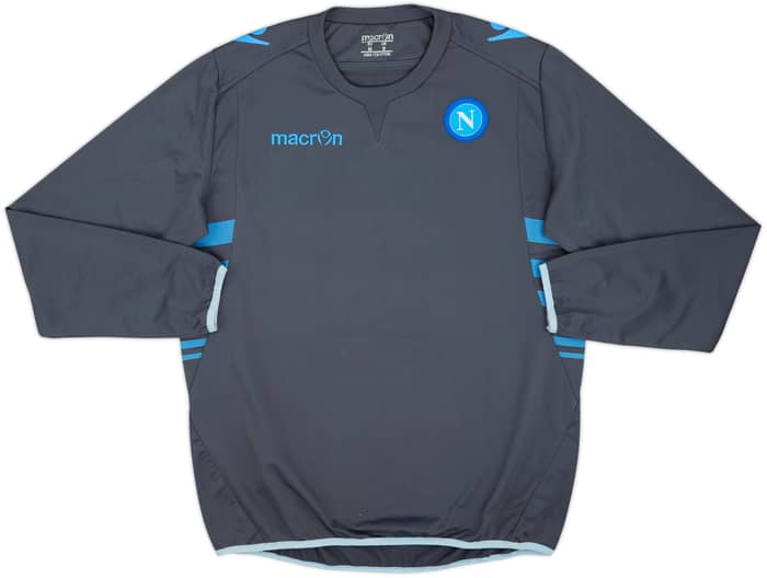 2013-14 Napoli Macron Sweat Top - 8/10 - (M)