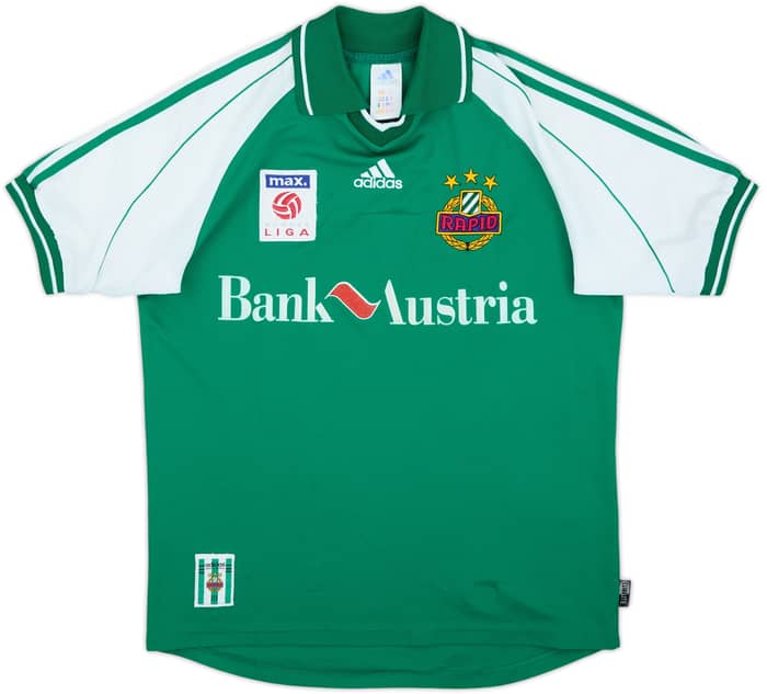 2000-01 Rapid Vienna Home Shirt - 7/10 - (XL.Boys)