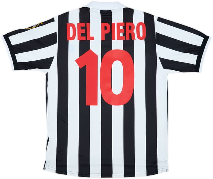 1998-99 Juventus Home Shirt Del Piero #10 - 6/10 - (M)