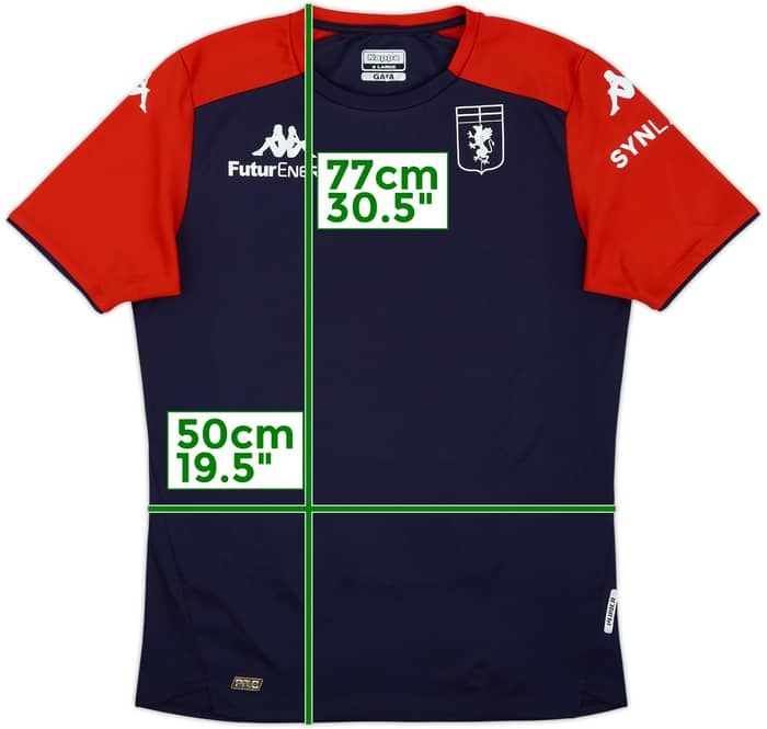 Camiseta de entrenamiento del Genoa Kappa 2021-22 - 7/10 - (XL)