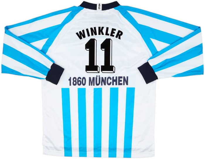 1995-96 1860 Munich Home L/S Shirt Winkler #11 - 6/10 - (XL)