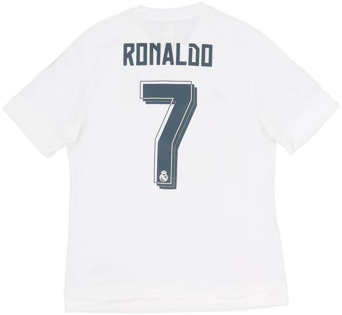 2015-16 Real Madrid Home Shirt Ronaldo #7 - 7/10 - (M)
