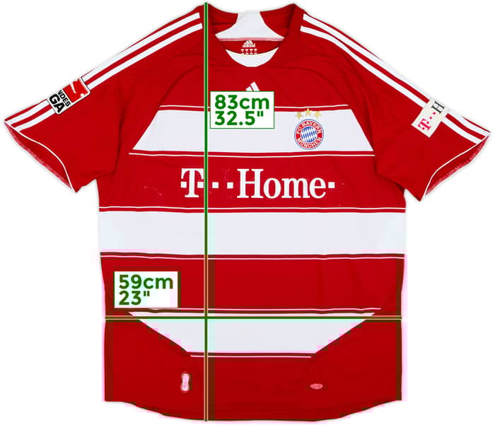 2007-08 Bayern Munich Home Shirt Toni #9 - 4/10 - (XL)