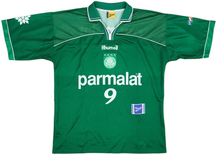 1997-98 Palmeiras Home Shirt #9 - 8/10 - (XL)
