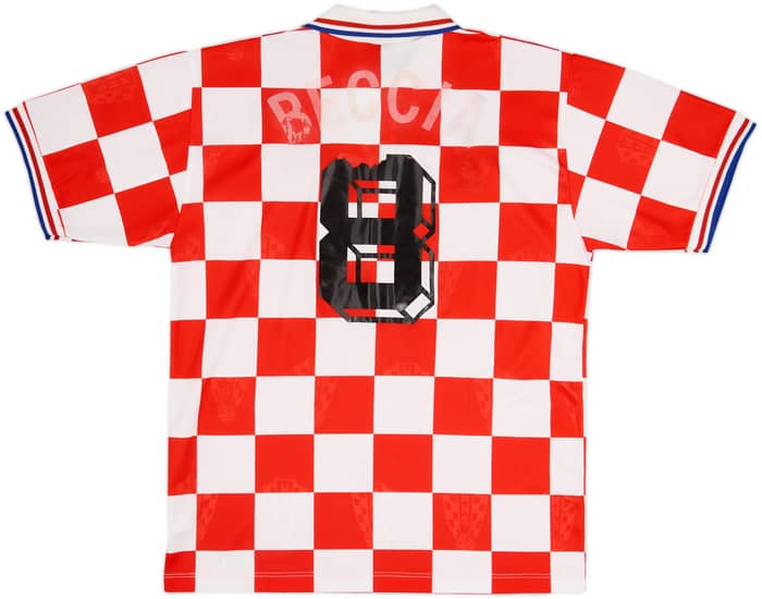 1996-98 Croatia Home Shirt Beccia #8 - 5/10 - (L)