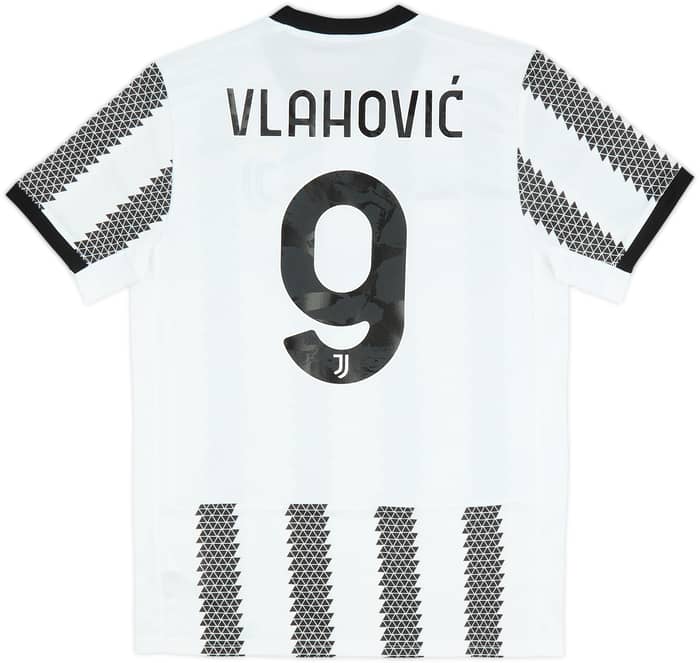 2022-23 Juventus Home Shirt Vlahovic #9 - 10/10 - (M)