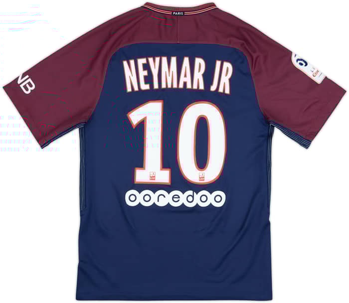 2017-18 Paris Saint-Germain Home Shirt Neymar Jr #10 - 7/10 - (S)