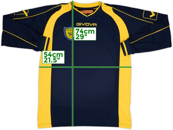 2010-12 Chievo Givova Training L/S Shirt - 9/10 - (L)
