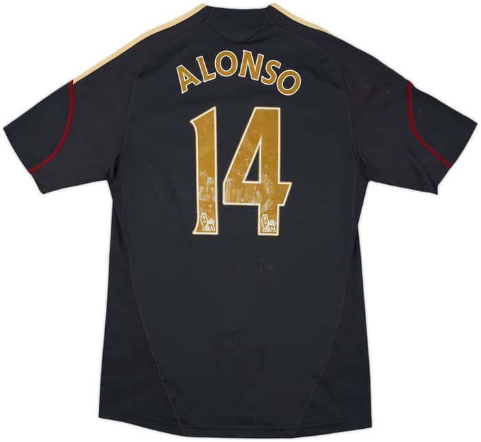 2009-10 Liverpool Away Shirt Alonso #14 - 5/10 - (S)