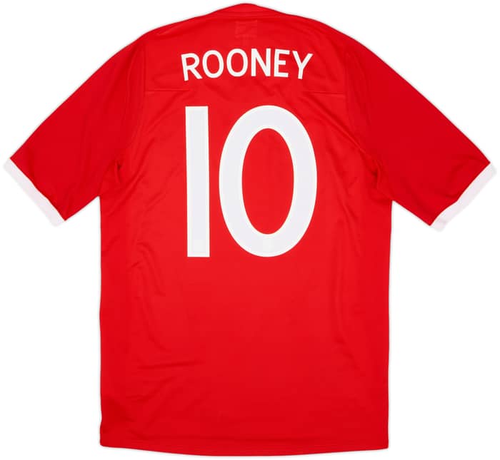 2010-11 England Away Shirt Rooney #10 - 6/10 - (M)