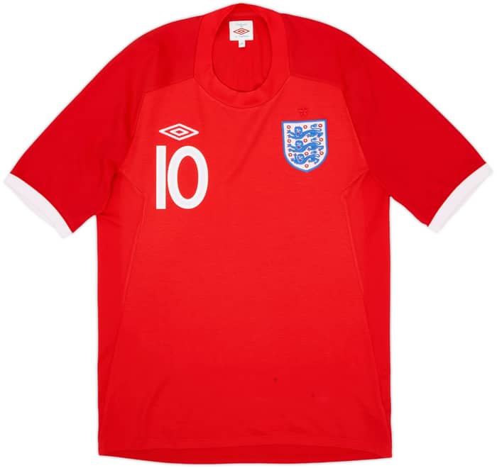 2010-11 England Away Shirt Rooney #10 - 6/10 - (M)