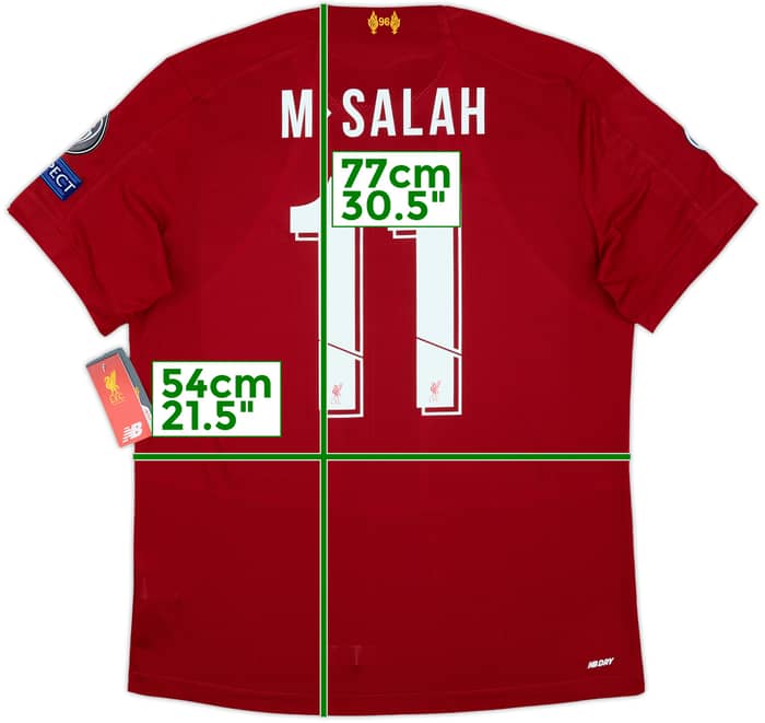 2019-20 Liverpool Home Shirt M.Salah #11 (L)
