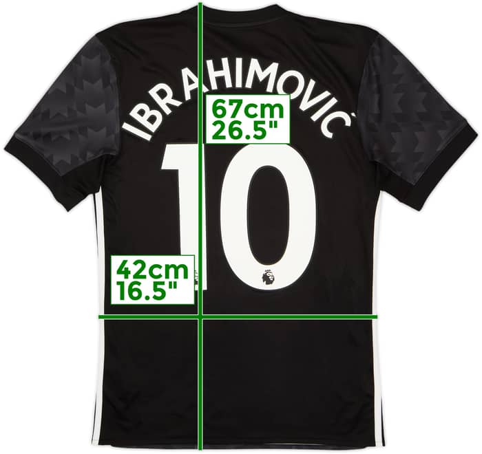 2017-18 Manchester United Away Shirt Ibrahimovic #10 - 6/10 - (XS)