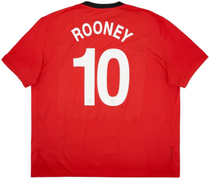 2009-10 Manchester United Home Shirt Rooney #10 - 6/10 - (3XL)