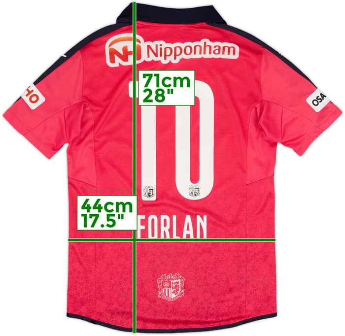 2015 Cerezo Osaka Home Shirt Forlan #10 - 7/10 - (S)