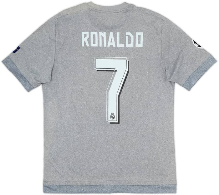 2015-16 Real Madrid Away Shirt Ronaldo #7 - 9/10 - (M)