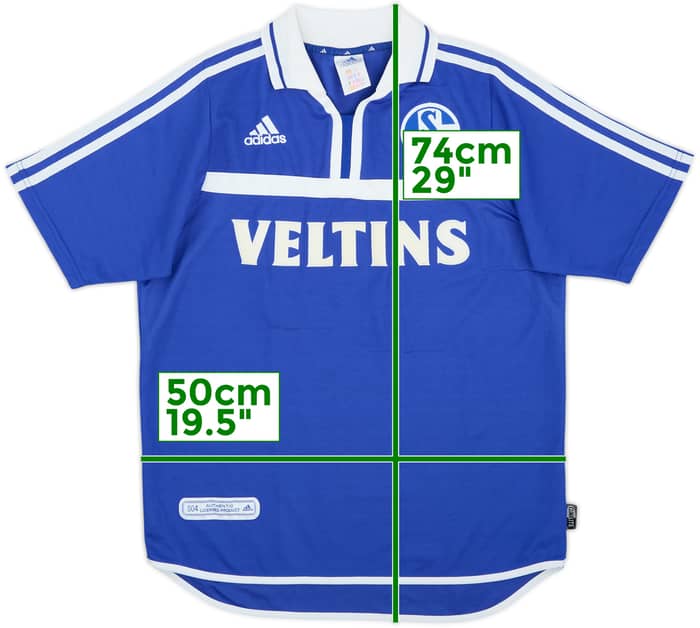 2000-01 Schalke Home Shirt - 7/10 - (XL.Boys)