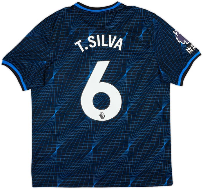 2023-24 Chelsea Away Shirt T.Silva #6 - 9/10 - (XL)