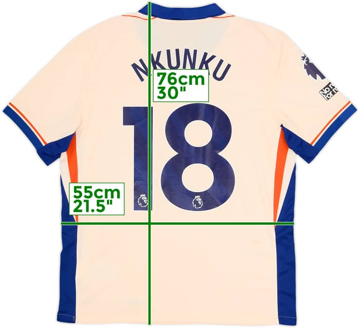 2024-25 Chelsea Away Shirt Nkunku #18 - 10/10 - (L)