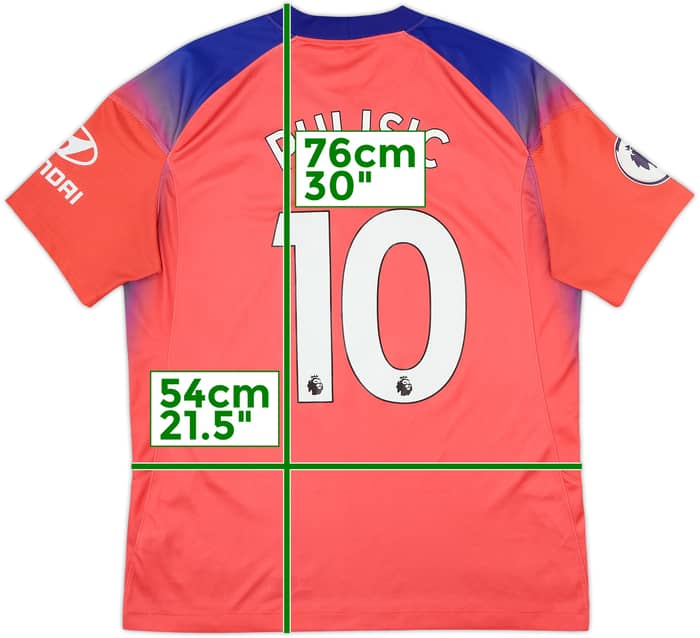2020-21 Chelsea Third Shirt Pulisic #10 - 8/10 - (L)