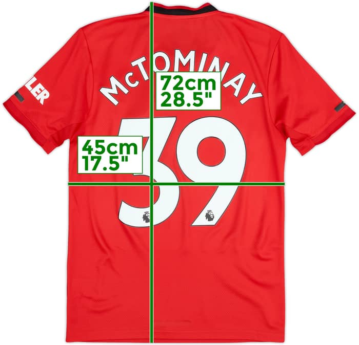 2019-20 Manchester United Home Shirt McTominay #39 - 7/10 - (S)