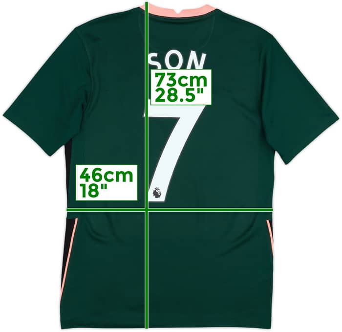 2020-21 Tottenham Away Shirt Son #7 - 8/10 - (S)