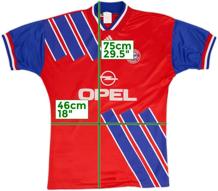 1993-95 Bayern Munich Home Shirt #10 - 7/10 - (S)