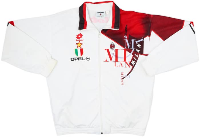 1993-94 AC Milan Lotto Track Jacket - 8/10 - (XL)