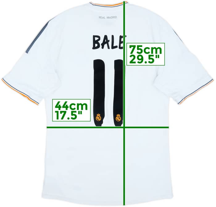 2013-14 Real Madrid Home Shirt Bale #11 - 5/10 - (M)