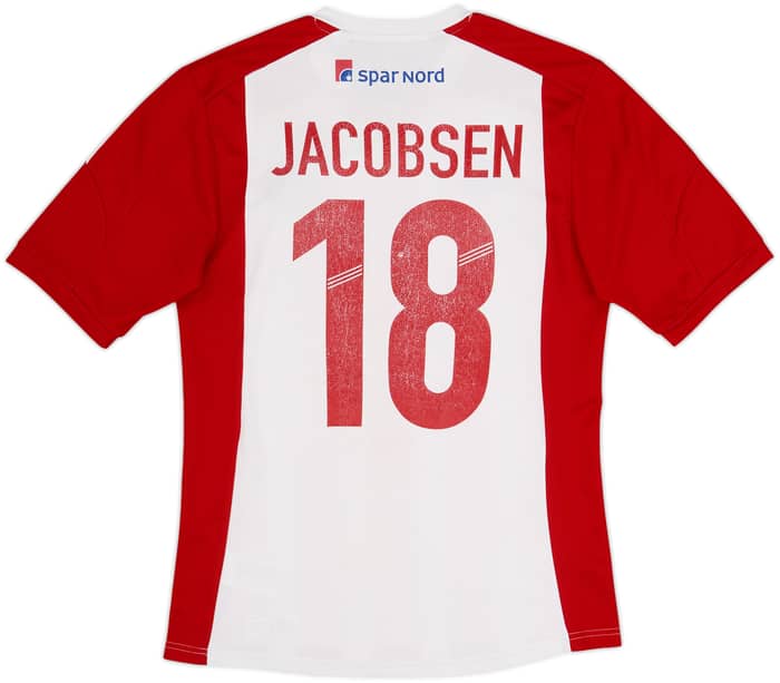 2013-14 Aalborg Home Shirt Jacobsen #18 - 6/10 - (S)