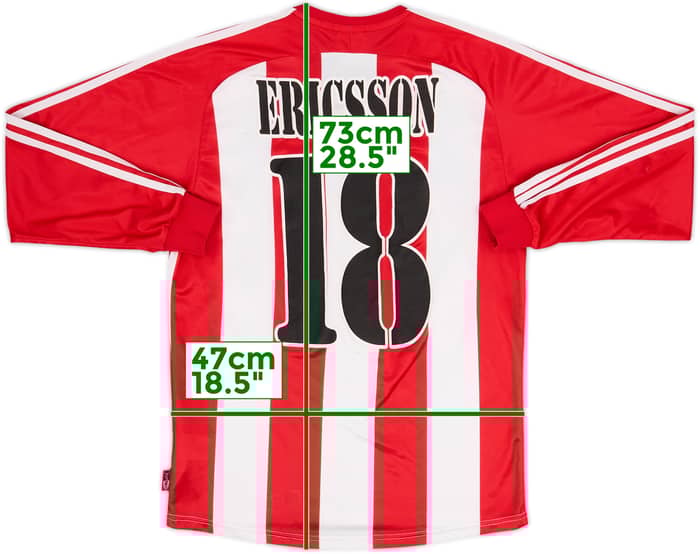 2003-04 Aalborg Home L/S Shirt Ericsson #18 - 3/10 - (S)