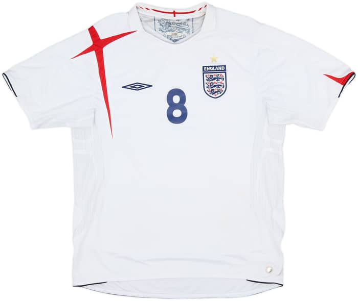 2005-07 England Home Shirt Lampard #8 - 5/10 - (L)