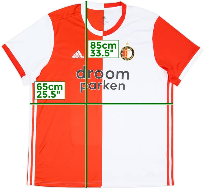 2019-20 Feyenoord Home Shirt - 8/10 - (XXL)