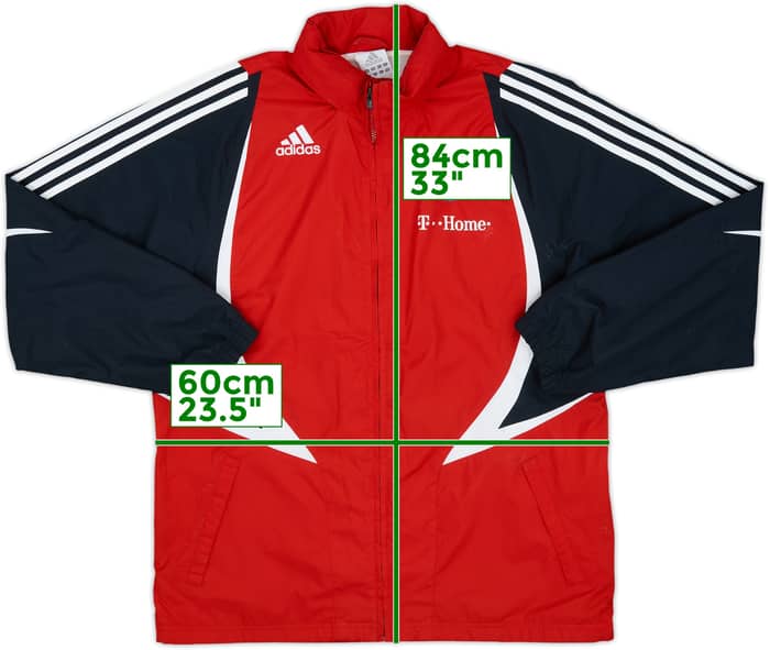 2007-08 Bayern Munich adidas Hooded Rain Jacket - 6/10 - (M)