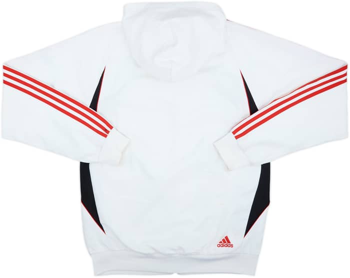 2007-08 Liverpool adidas Hooded Rain Jacket - 4/10 - (L)