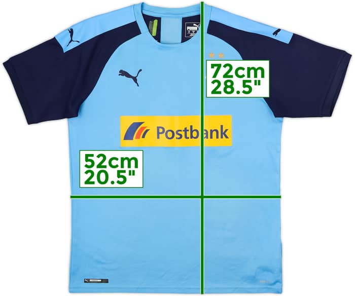 2019-20 Borussia Monchengladbach Away Shirt - 9/10 - (M)