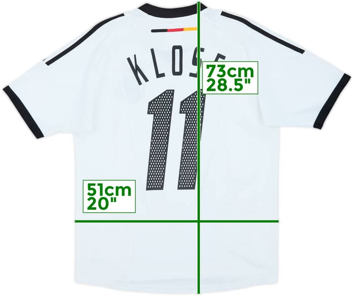 2002-04 Germany Home Shirt Klose #11 - 8/10 - (XL.Boys)