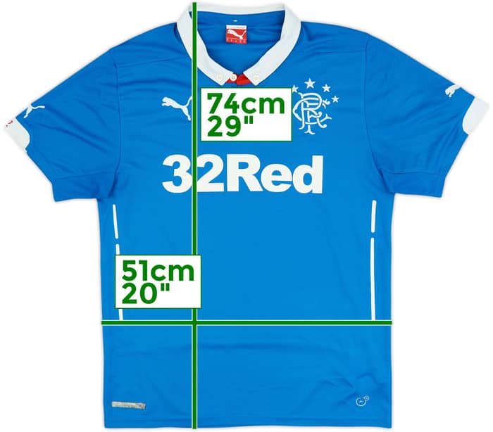 2014-15 Rangers Home Shirt - 8/10 - (M)