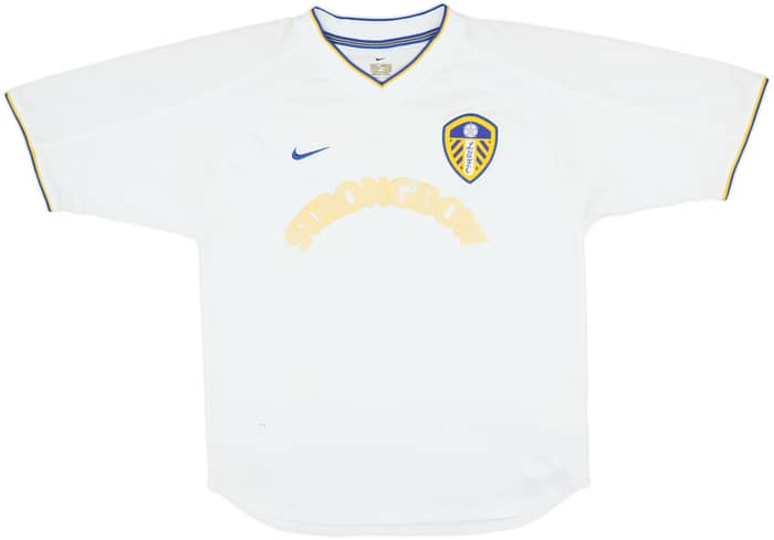 2000-02 Leeds United Home Shirt Dacourt #4 - 4/10 - (S)