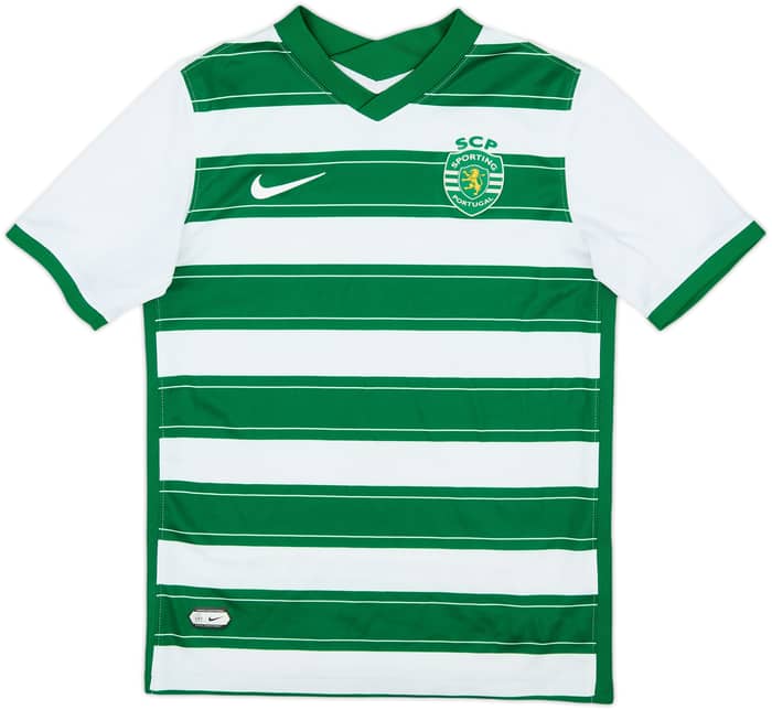 2021-22 Sporting CP Home Shirt - 9/10 - (L.Boys)