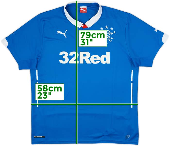 2014-15 Rangers Home Shirt - 10/10 - (XL)