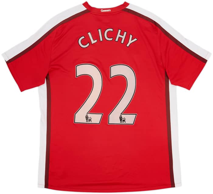 2008-10 Arsenal Home Shirt Clichy #22 - 7/10 - (XL)