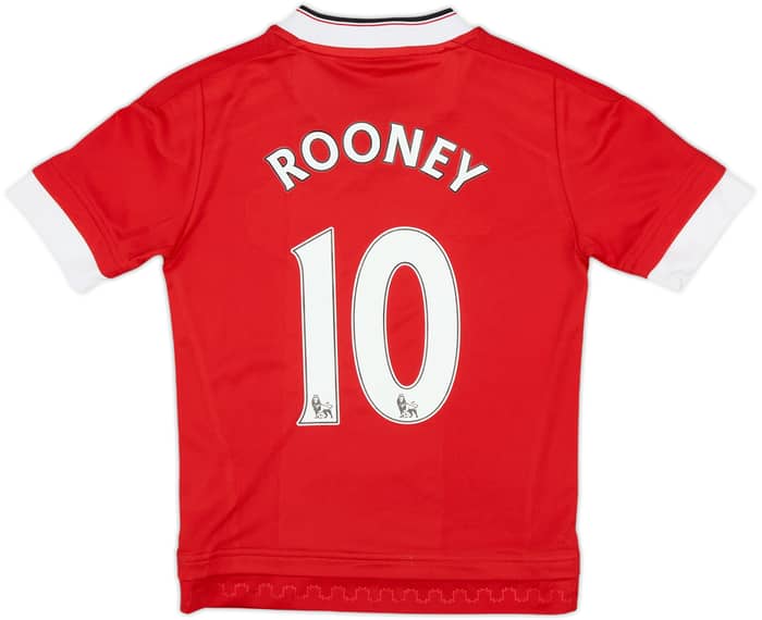 2015-16 Manchester United Home Shirt Rooney #10 - 8/10 - (7-8 Years)