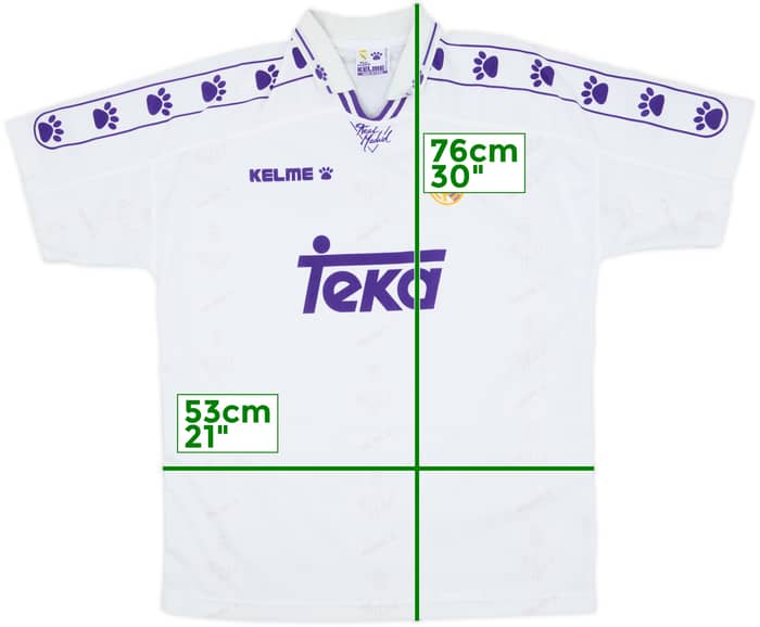 1994-96 Real Madrid Home Shirt - 8/10 - (L)