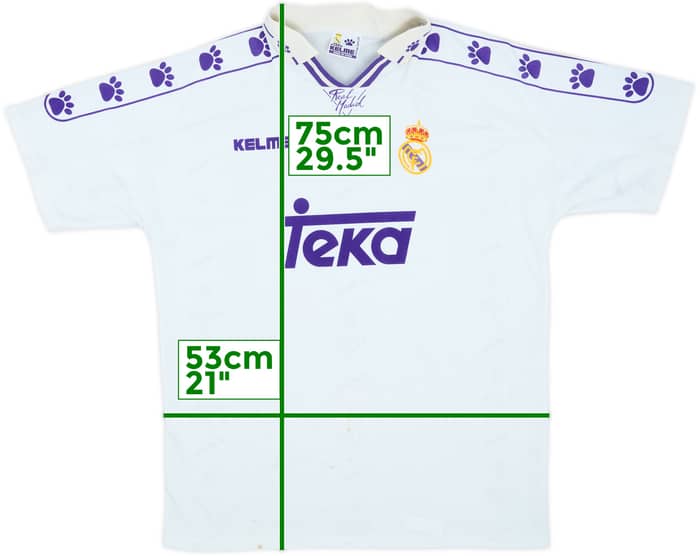 1994-96 Real Madrid Home Shirt - 7/10 - (M)
