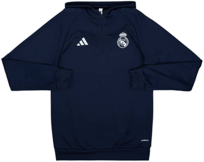 2023-24 Real Madrid adidas 1/4 Zip Training Top - 7/10 - (S)