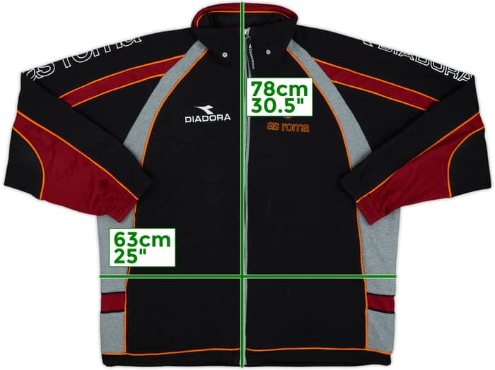 1998-99 Roma Diadora Track Jacket - 9/10 - (M)